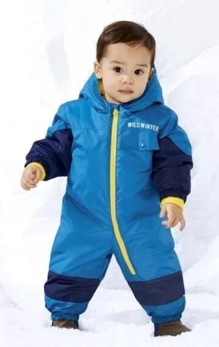 Теплий комбінезон  для хлопчика Lupilu 304759 080 см (9-12 months) синій 56296