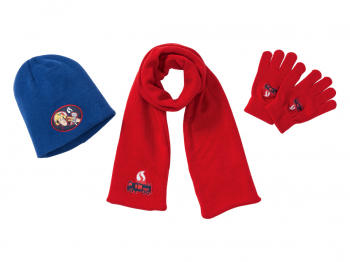 Шапка + шарф + перчатки Disney 324276 обхват головы 51-53 (рост 110-128) Різнобарвний  65778