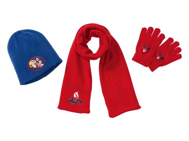 Комплект шапка + обхват 51-53 (110-128 см)   шарф і перчатки для хлопчика Disney 324276 Різнобарвний 65778