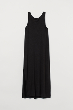 Плаття з вирізом ззаду для жінки H&amp;M 0882961-001 38 / M чорний  80611