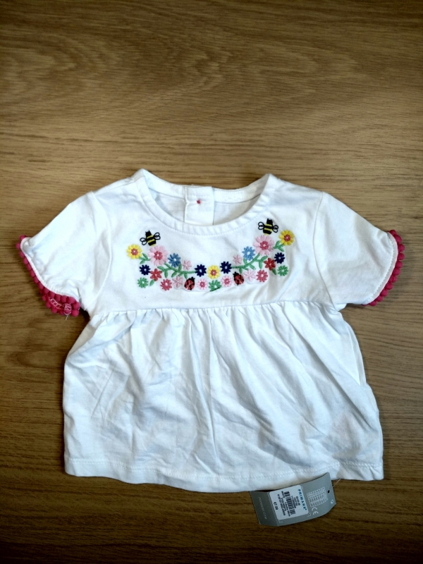 Блузка  для дівчинки Primark BDO43677 068 см (3-6 months) білий 43677