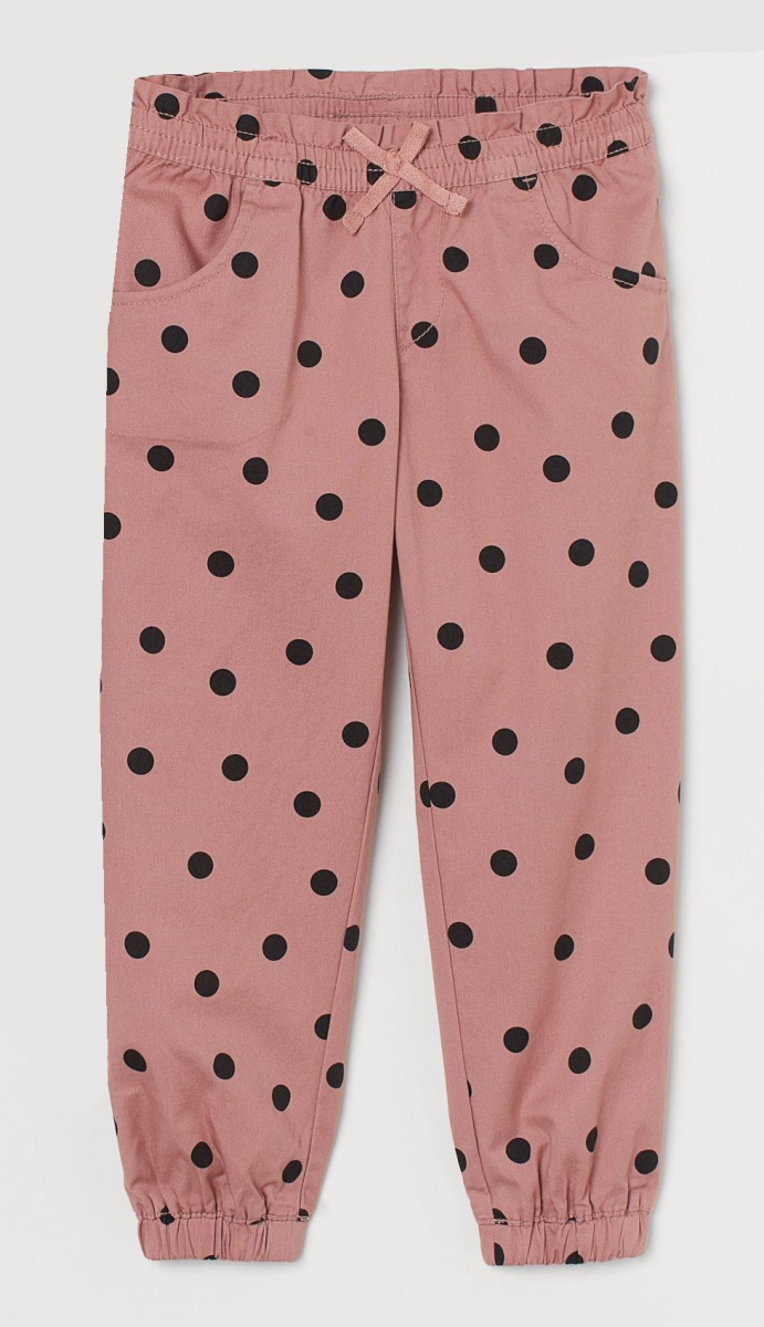 Штани  для дівчинки H&amp;M 0850899002 098 см (2-3 years) рожевий 64642