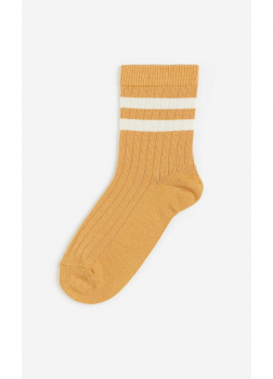Шкарпетки 31-33   з широкою резинкою для хлопчика H&amp;M 0487052-072 жовтий 80827