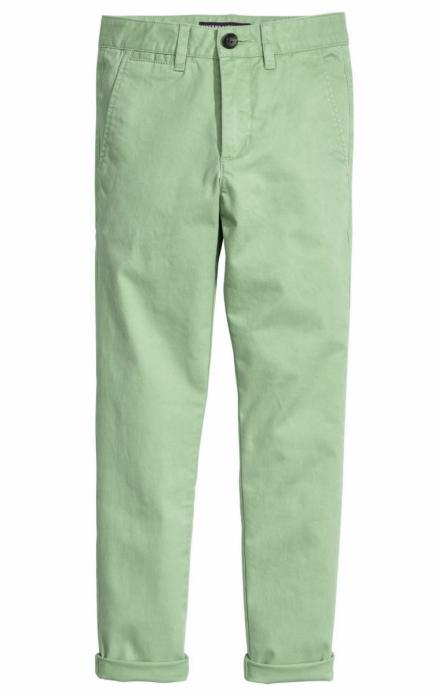 Штани  для хлопчика H&amp;M 0490676 140 см (9-10 years) зелений 64002