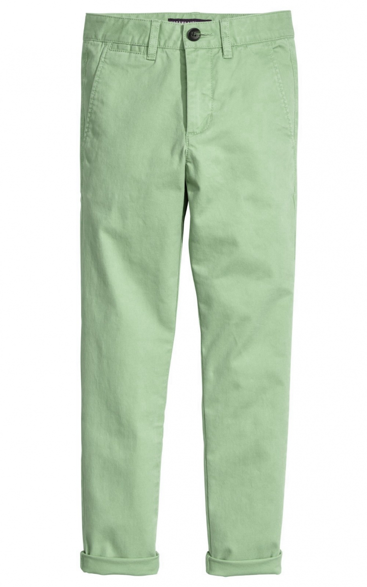 Штани  для хлопчика H&amp;M 0490676 140 см (9-10 years) зелений 64002