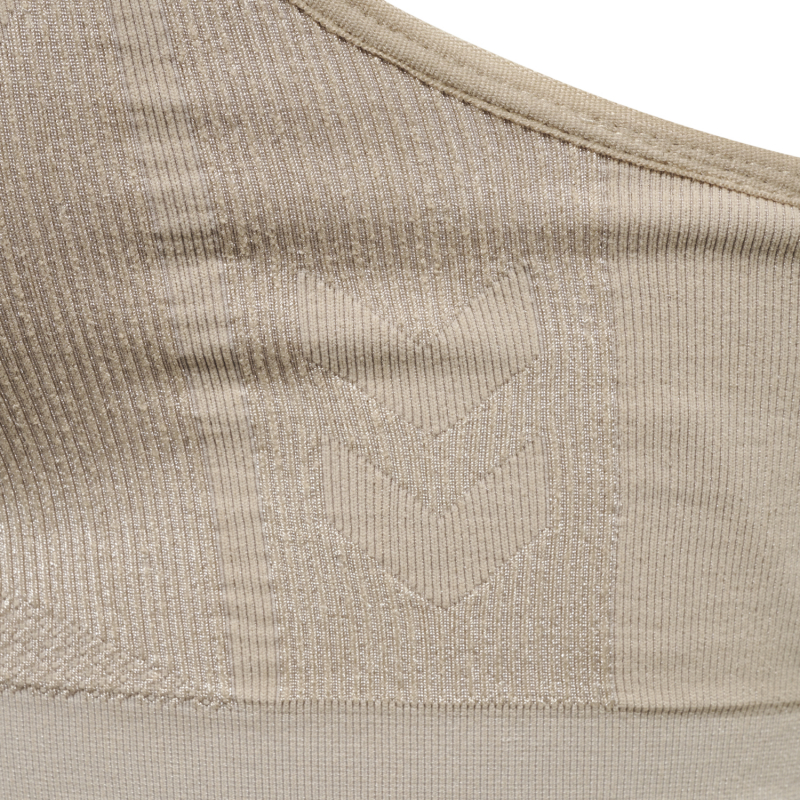 Спортивний топ з перехрещеними лямками для жінки Hummel 211937 34 / XS бежевий  78002