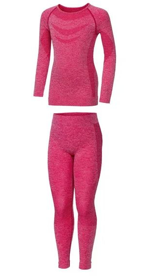 Комплект термобілизни  для дівчинки Crivit 335812 122-128 см (6-8 years) рожевий 66341