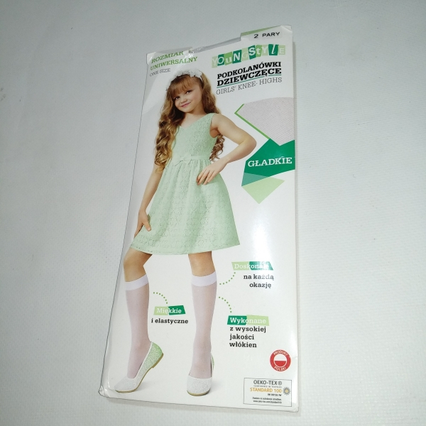 Шкарпетки  для дівчинки Young Style BDO58360 116 см (5-6 years) білий 58360