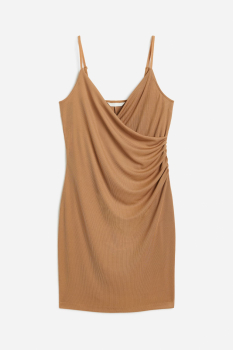 Плаття джерсі для жінки H&amp;M 1154864-002 34 / XS коричневий  80618