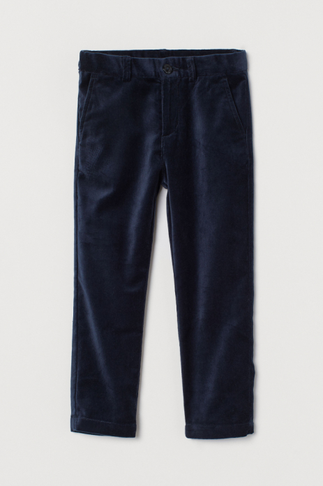 Штани  для хлопчика H&amp;M 0797645001 104 см (3-4 years) темно-синій 59206
