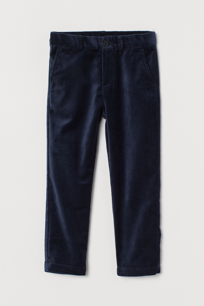 Штани  для хлопчика H&amp;M 0797645001 104 см (3-4 years) темно-синій 59206