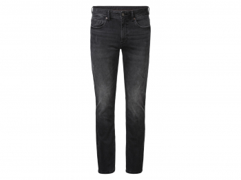 Джинси 50,M  Slim Fit приталеного крою для чоловіка Livergy 416900 чорний 91190