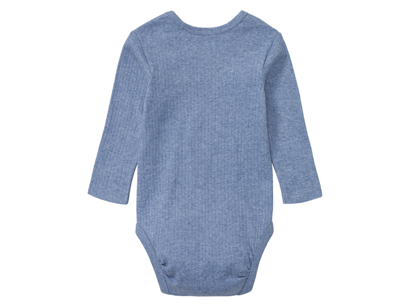 Боді 062-68 см (2-6 months)   в рубчик набір 2 шт. для хлопчика Lupilu 428444 Різнобарвний 88333