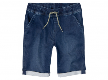Шорти джинсові з відворотами для хлопчика Pepperts 371877 140 см (9-10 years) синій  81620