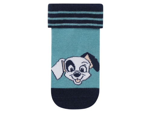Шкарпетки бавовняні для хлопчика Disney 412740 розмір взуття 11-14 (0-3 months) бірюза  78231