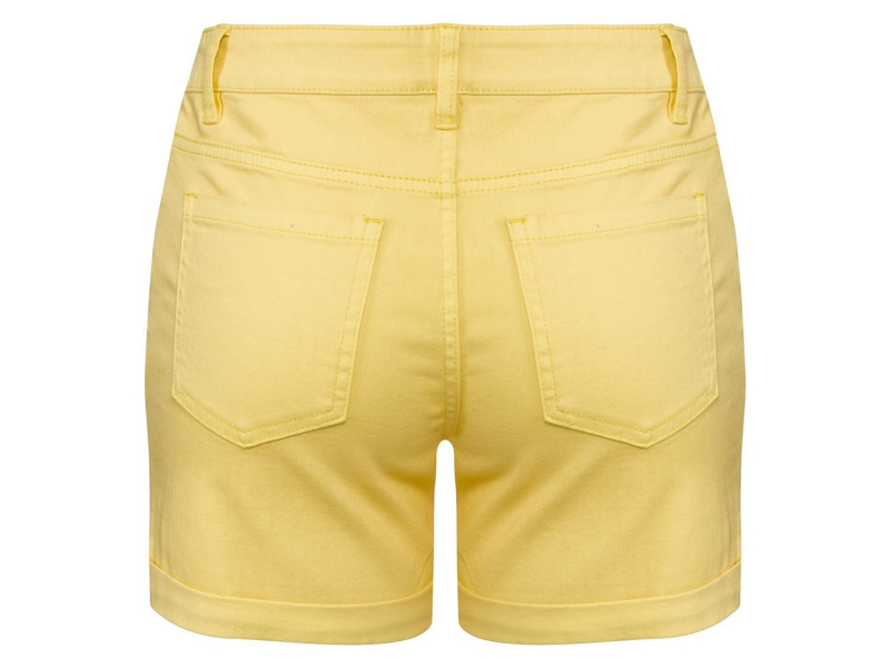 Шорти джинсові з відворотами для жінки Esmara 324987 40 / L (EU) жовтий  79869