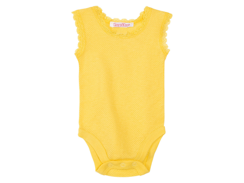 Боді 062-68 см (2-6 months)   ажурні набір 2 шт. для дівчинки Lupilu 370944 жовтий 86821