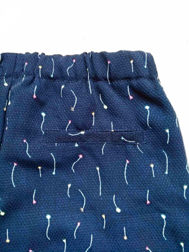 Штани  для дівчинки Kiabi WA430 122-128 см (6-8 years) темно-синій 67876