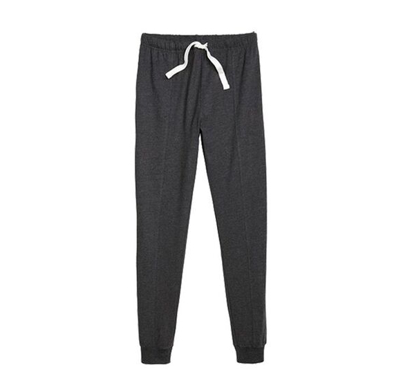 Спортивні штани прямі однотонні на резинці з карманами і манжетами для чоловіка Livergy 291584 40 / L графіт (темно-сірий) 72207