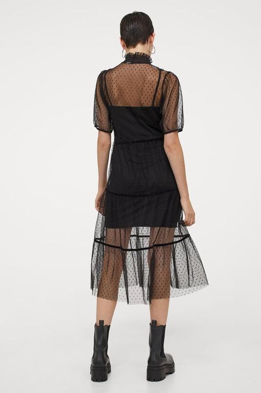 Плаття подвійне для жінки H&amp;M 0949587-001 40 / L чорний  82460