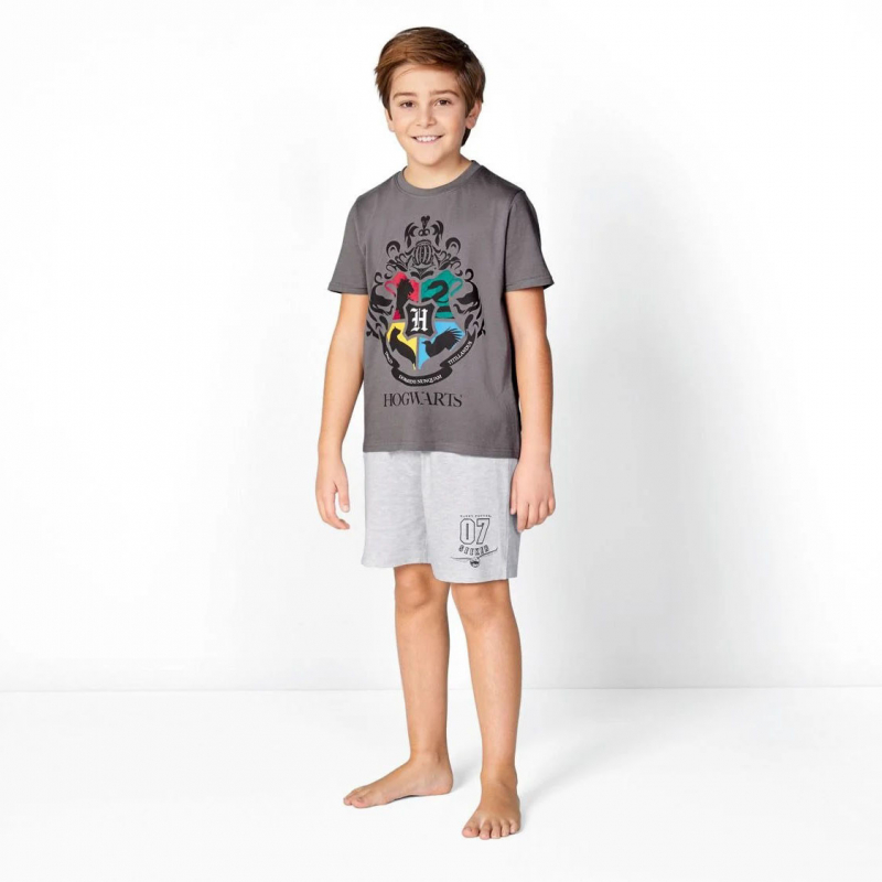 Піжама (футболка і шорти) для хлопчика Disney 349320 134-140 см (8-10 years) сірий  79598