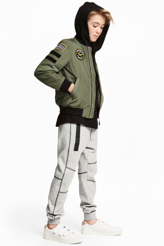 Штани  для хлопчика H&amp;M 0510737001 140 см (9-10 years) сірий 57206