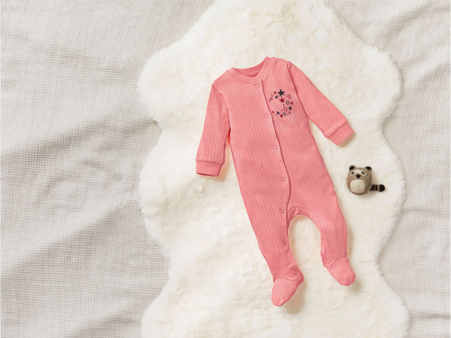 Чоловічок в рубчик для дівчинки Lupilu 389332 086 см (12-18 months) рожевий 90192 Чоловічок в рубчик для дівчинки Lupilu 389332 086 см (12-18 months) рожевий 90192