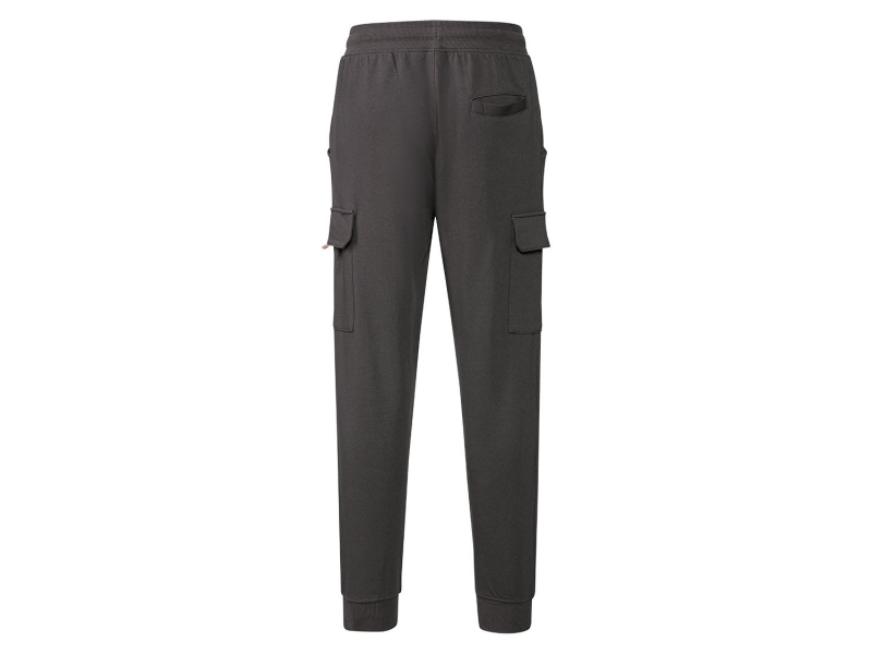 Спортивні штани S Regular Fit Джоггеры з начосом для чоловіка Livergy 453296 хакі 89480