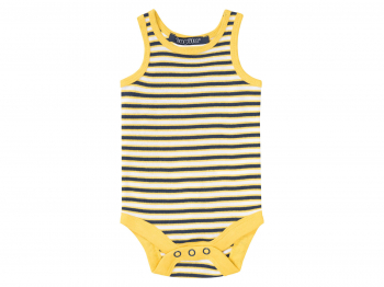 Боді (звич.) бавовняний на кнопках для хлопчика Lupilu 370937 074-80 см (6-12 months) жовтий  90357