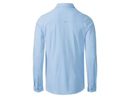 Сорочка-рубашка з довгими рукавами для чоловіка Livergy 372654 43ш / XL / 54 блакитний 88534 Сорочка-рубашка з довгими рукавами для чоловіка Livergy 372654 43ш / XL / 54 блакитний 88534