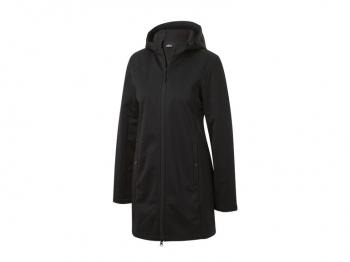 Куртка Softshell подовжена для жінки Crivit 448507 38 / M чорний  88664