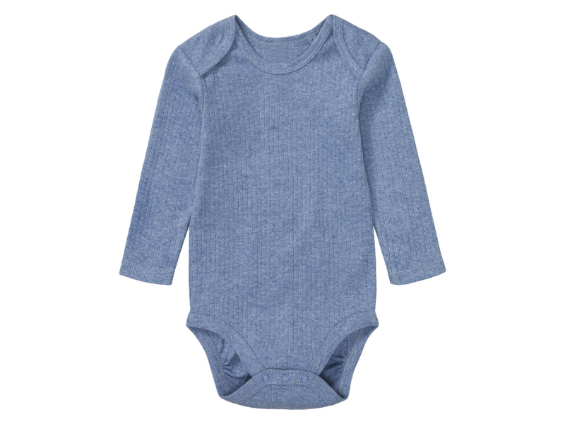 Боді 062-68 см (2-6 months)   в рубчик набір 2 шт. для хлопчика Lupilu 428444 Різнобарвний 88333