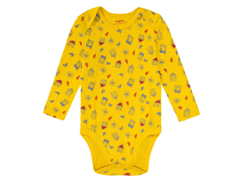 Костюм (звич.) (два боді та штани) для хлопчика Lupilu 370263 086-92 см (12-24 months) Різнобарвний  90359