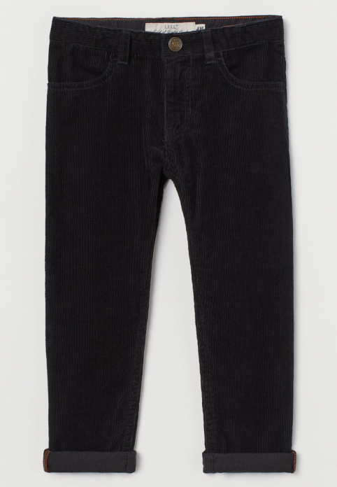 Штани  для хлопчика H&amp;M 0871669004 110 см (4-5 years) чорний 66349