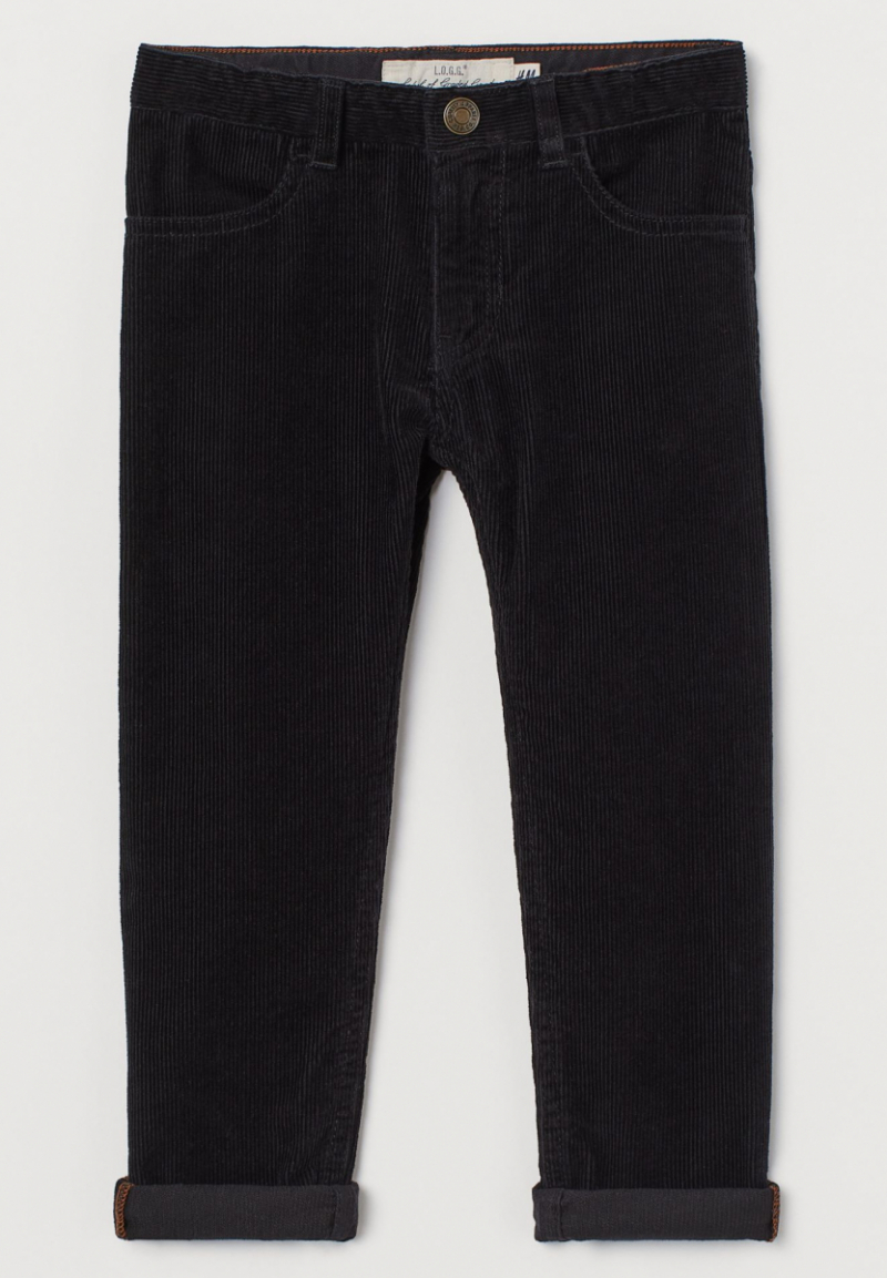 Штани  для хлопчика H&amp;M 0871669004 110 см (4-5 years) чорний 66349