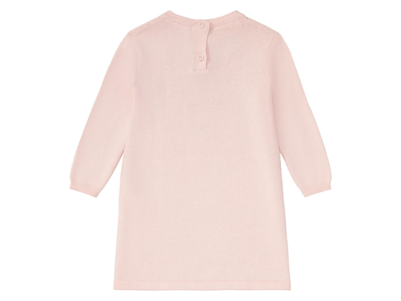 Плаття в'язане для дівчинки Lupilu 358429 062-68 см (2-6 months) рожевий  77558