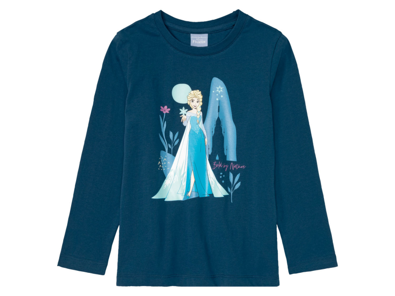 Піжама 098-104 см (2-4 years)   (лонгслів і штани) для дівчинки Disney 387277 синій 91070