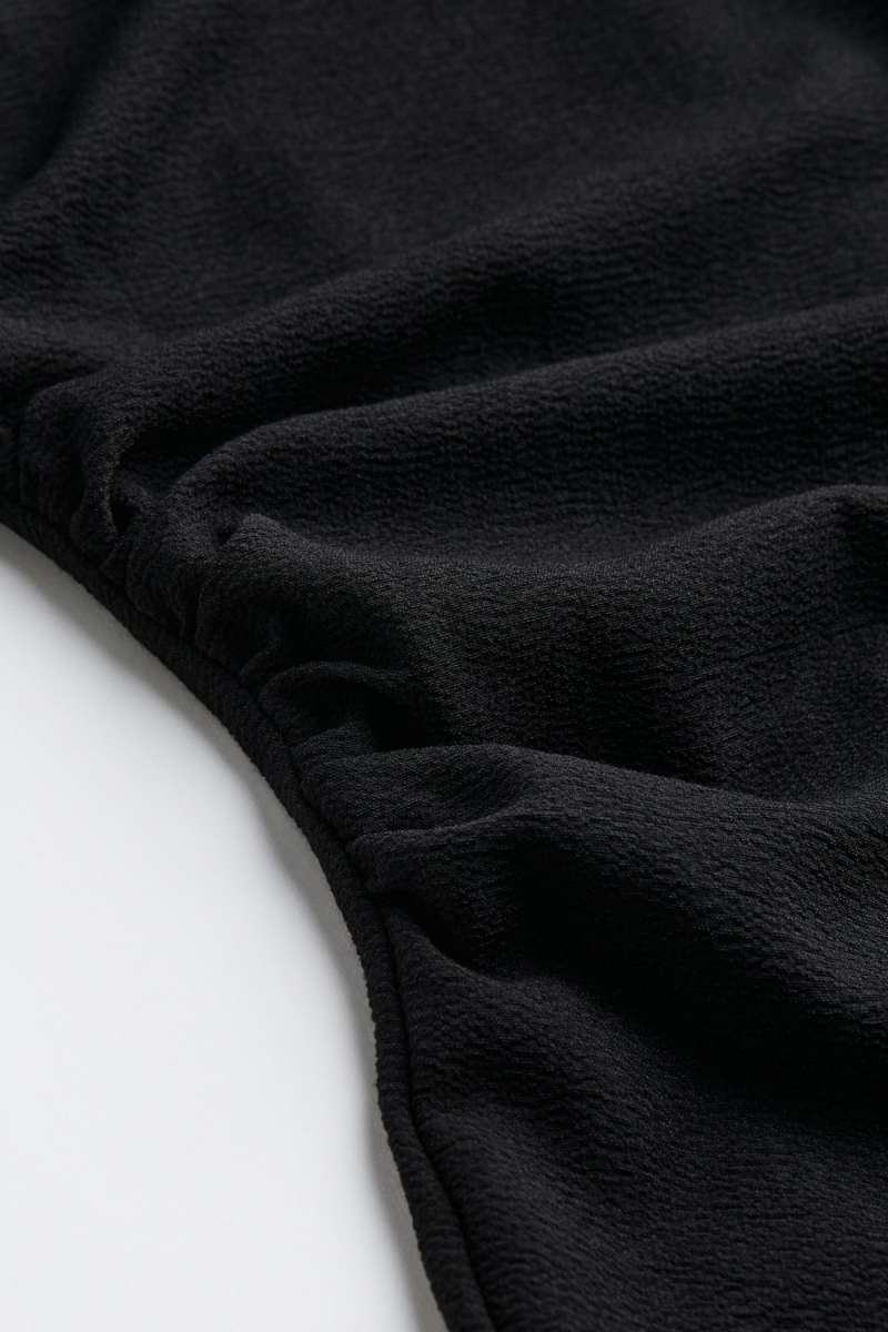 Плаття з крепової тканини для жінки H&amp;M 1125109-001 38 / M чорний  80599
