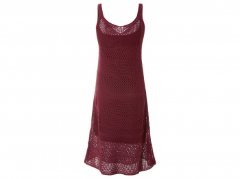 Сукня (плаття) XS   в'язана для жінки Esmara 461210 бордовий 89605