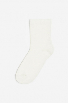 Шкарпетки 25-27   середньої довжини для хлопчика H&amp;M 1060473-013 молочний 80989