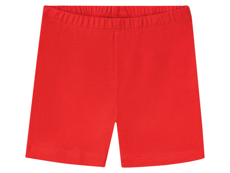 Піжама (футболка і шорти) для дівчинки Lupilu 370071 134-140 см (8-10 years) червоний  74215