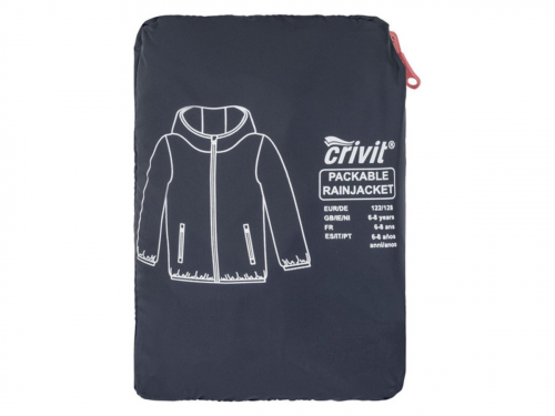Куртка-дощовик  для дівчинки Crivit 356915 122-128 см (6-8 years) темно-синій 69394