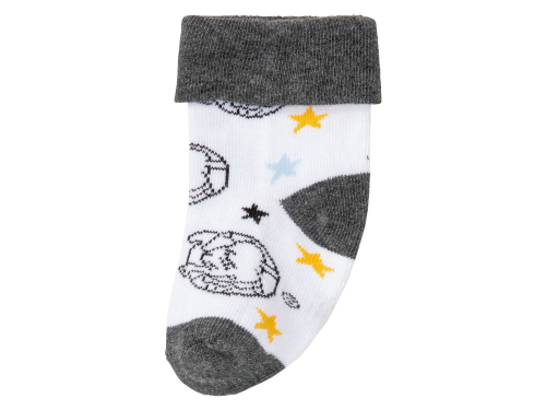 Шкарпетки 19-22   бавовняні для хлопчика Disney 370498-1 біло-сірий 73682