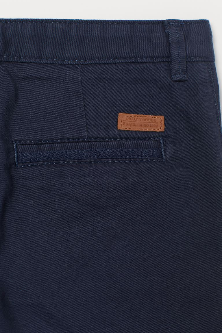 Штани  для хлопчика H&amp;M 0801429002 104 см (3-4 years) темно-синій 63968