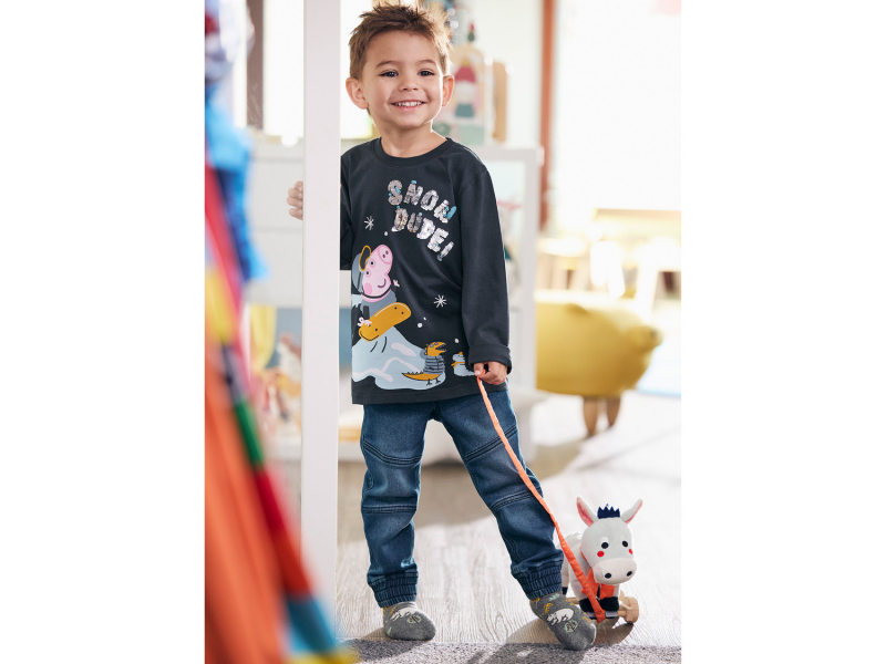 Джинси 098 см (2-3 years) Джоггеры  Joggers утеплені для хлопчика Lupilu 426668 синій 90239