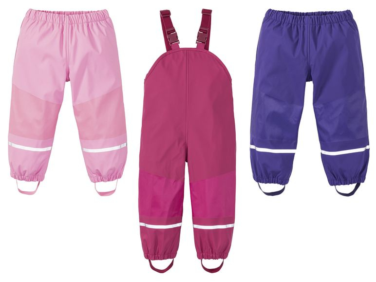 Штани-дощовик  для дівчинки Lupilu 301782 086-92 см (12-24 months) рожевий 64194