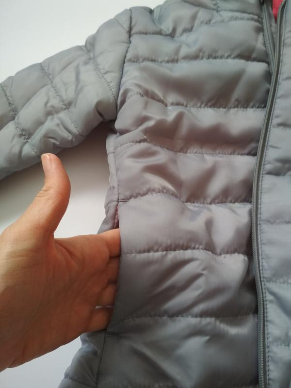 Куртка демісезонна 086-92 см (12-24 months)   утеплена на флісовій підкладці для дівчинки Kuniboo 1162853-2718 сірий 64164