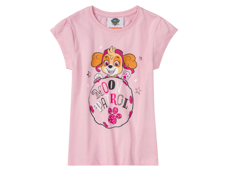 Футболка 134-140 см (8-10 years)   бавовняна з принтом для дівчинки Disney 381972 рожевий 88241