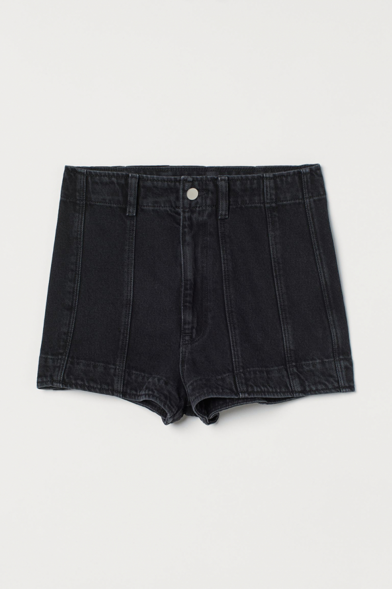 Шорти джинсові для жінки H&amp;M 1000401-001 40 / L (EU) сірий  80305