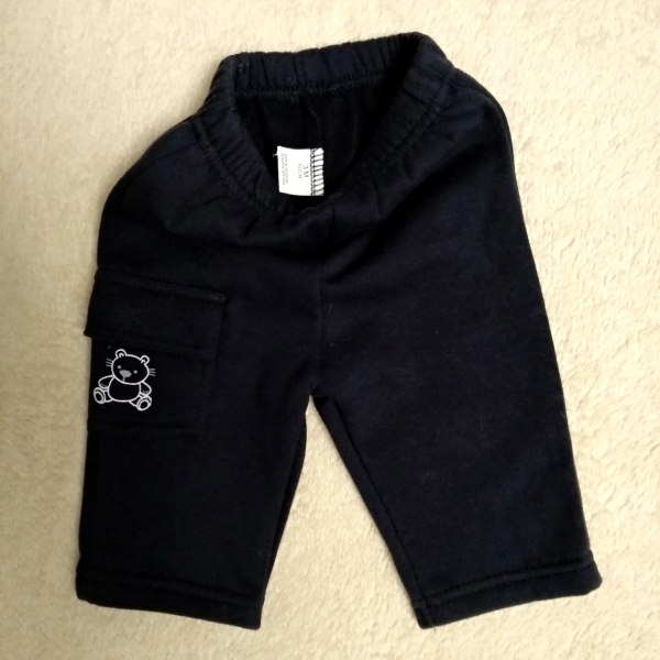 Штани  для хлопчика Impidimpi BDO44286 062 см (2-3 months) чорний 44286